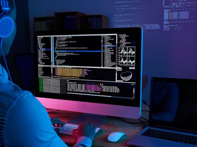 Person who is programming a software
